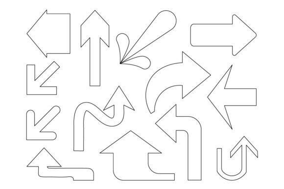 Arrow SVG Bundle: Graphics & Illustrations