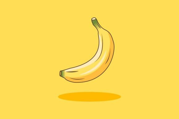 Banana Vector Graphics for Digital Illustrations