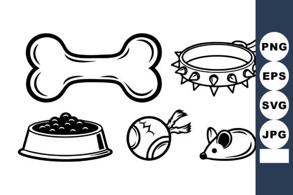 Bold Pet Supply Line Icons: A Designer's Review
