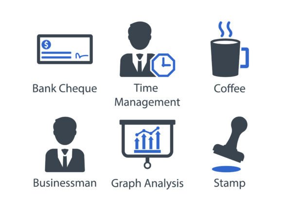 Business Office Icon Set 9: Graphics & Icons for Makers