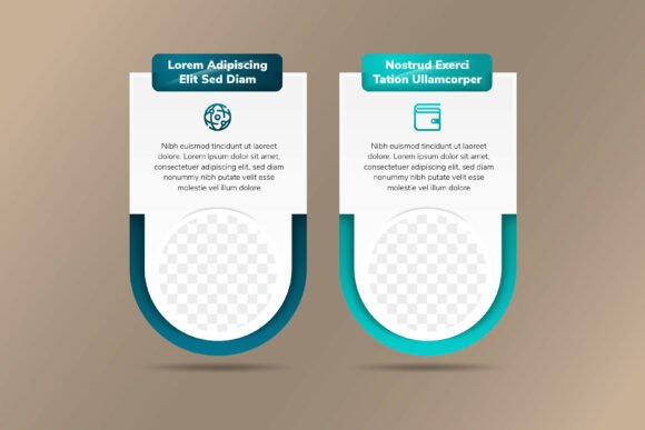 Curve Infographic Round Side: Modern Graphics for Infographics
