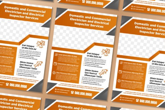 Domestic and Commercial Vertical Flyer: Premium Graphics for Flyers