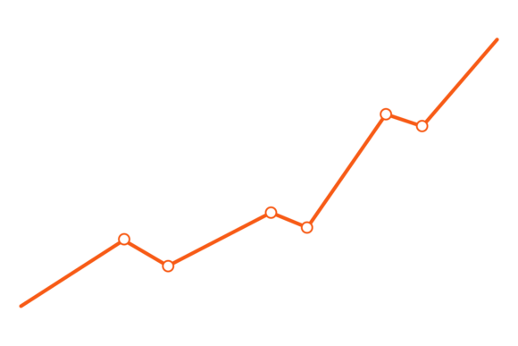Line Chart Color Icon: Graphics & Illustrations