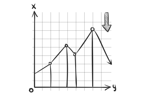 Line Chart Doodle: Essential Graphics & Illustrations