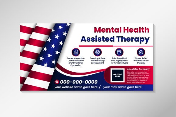 Mental Health Banner: Graphics & Print Templates