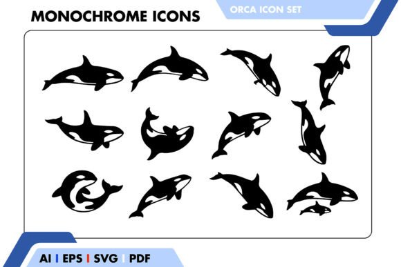 Reviewing the Orca Whale Icon Set for Embroidery